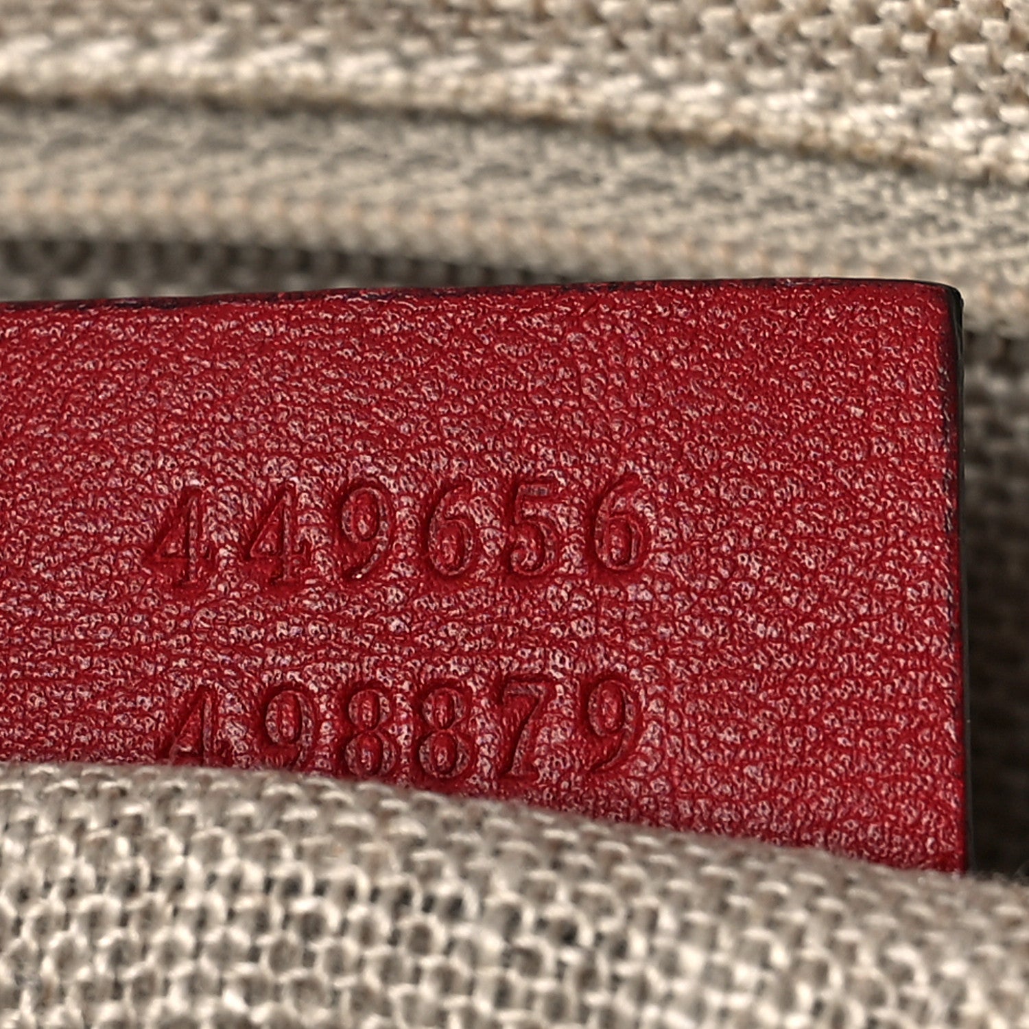 Gucci Soft Microguccissima Small Zippered Satchel Rosso 7 of 25