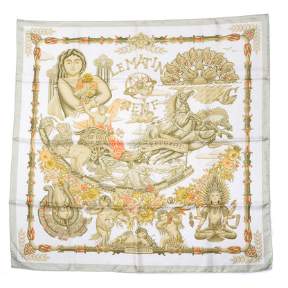 Hermes Silk Le Matin Neuf Scarf 90 2 of 6