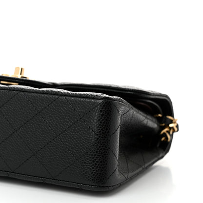 Chanel Caviar Quilted Small Double Flap Black 10 of 11