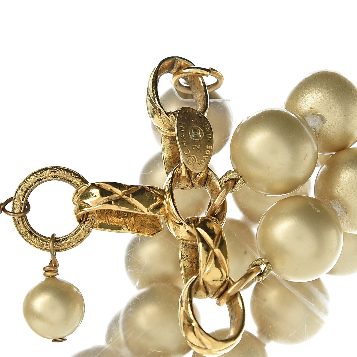 Pearl Layered Choker Necklace Gold