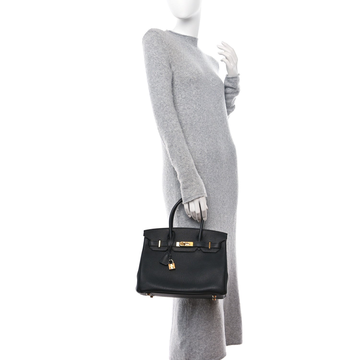 Hermes Togo Birkin 30 Black 2 of 12