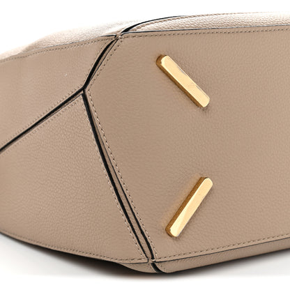 Loewe Grained Calfskin Medium Puzzle Bag Sand 9 of 10
