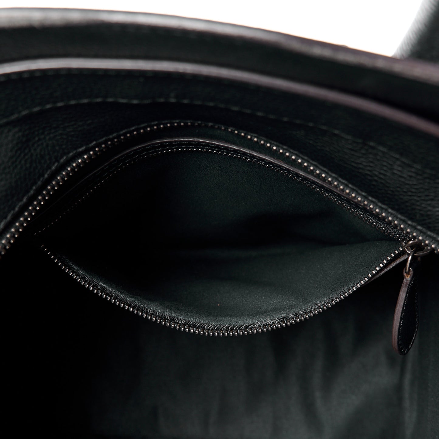 Drummed Calfskin Mini Luggage Black