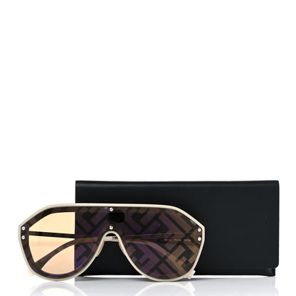 Fendi FF Fabulous Shield Sunglasses FF M0039/G/S White 12 of 12
