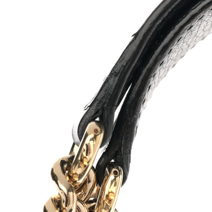Gucci Pebbled Calfskin Medium Soho Chain Shoulder Bag Black 13 of 14