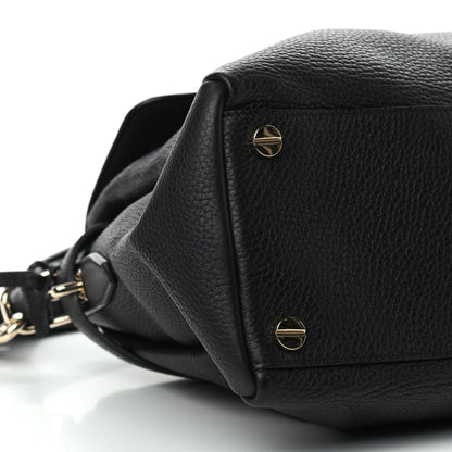 Valentino Garavani Grained Lagun Calfskin Rockstud Twiny Top Handle Bag Black 7 of 9