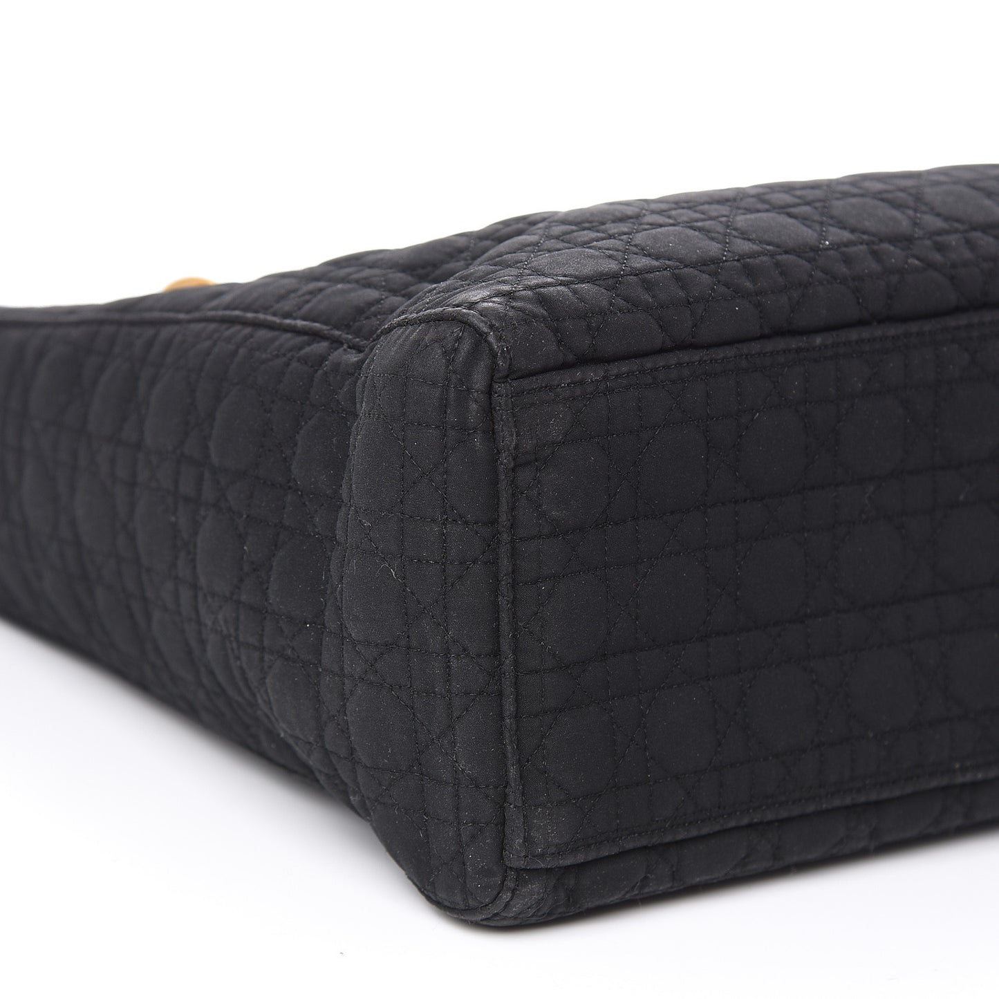 Nylon Cannage Large Lady Dior Black