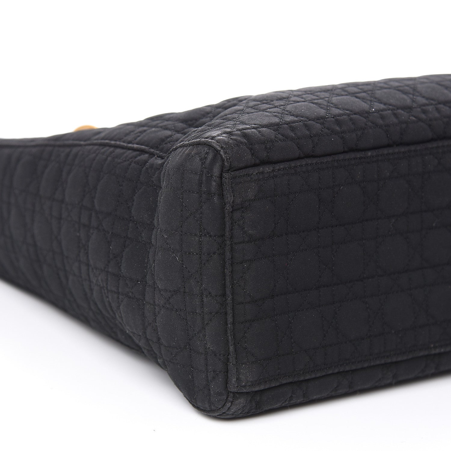 Christian Dior Nylon Cannage Large Lady Dior Black 8 of 16