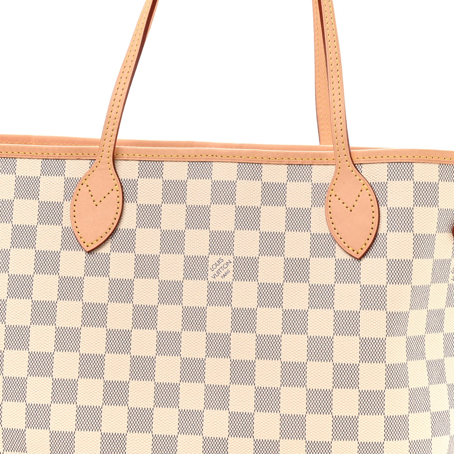 Damier Azur Neo Neverfull MM Rose Ballerine