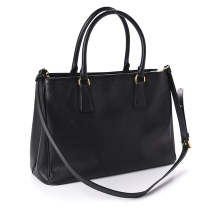 Prada Saffiano Lux Medium Tote Black 4 of 11