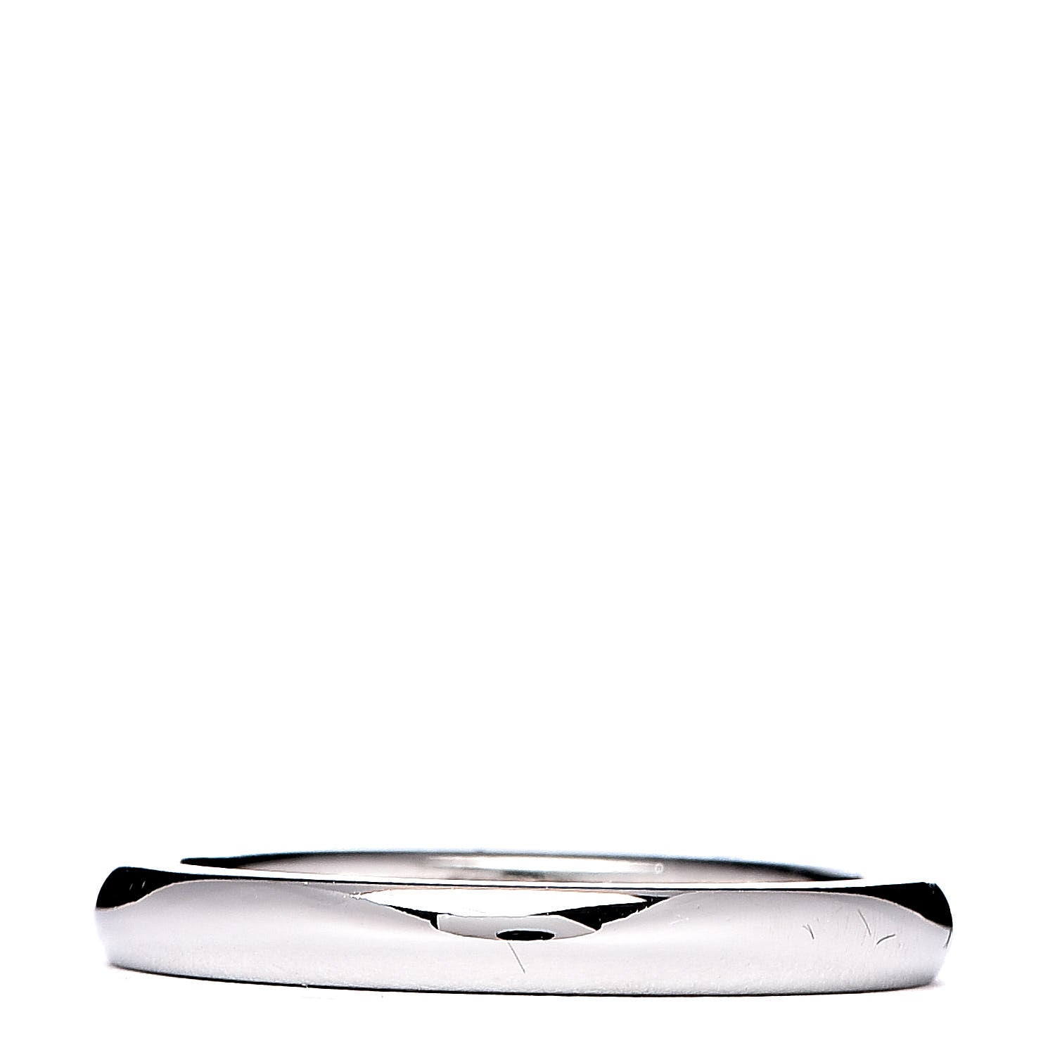 Tiffany Platinum 3mm Classic Wedding Band Ring 54 6.75 3 of 5