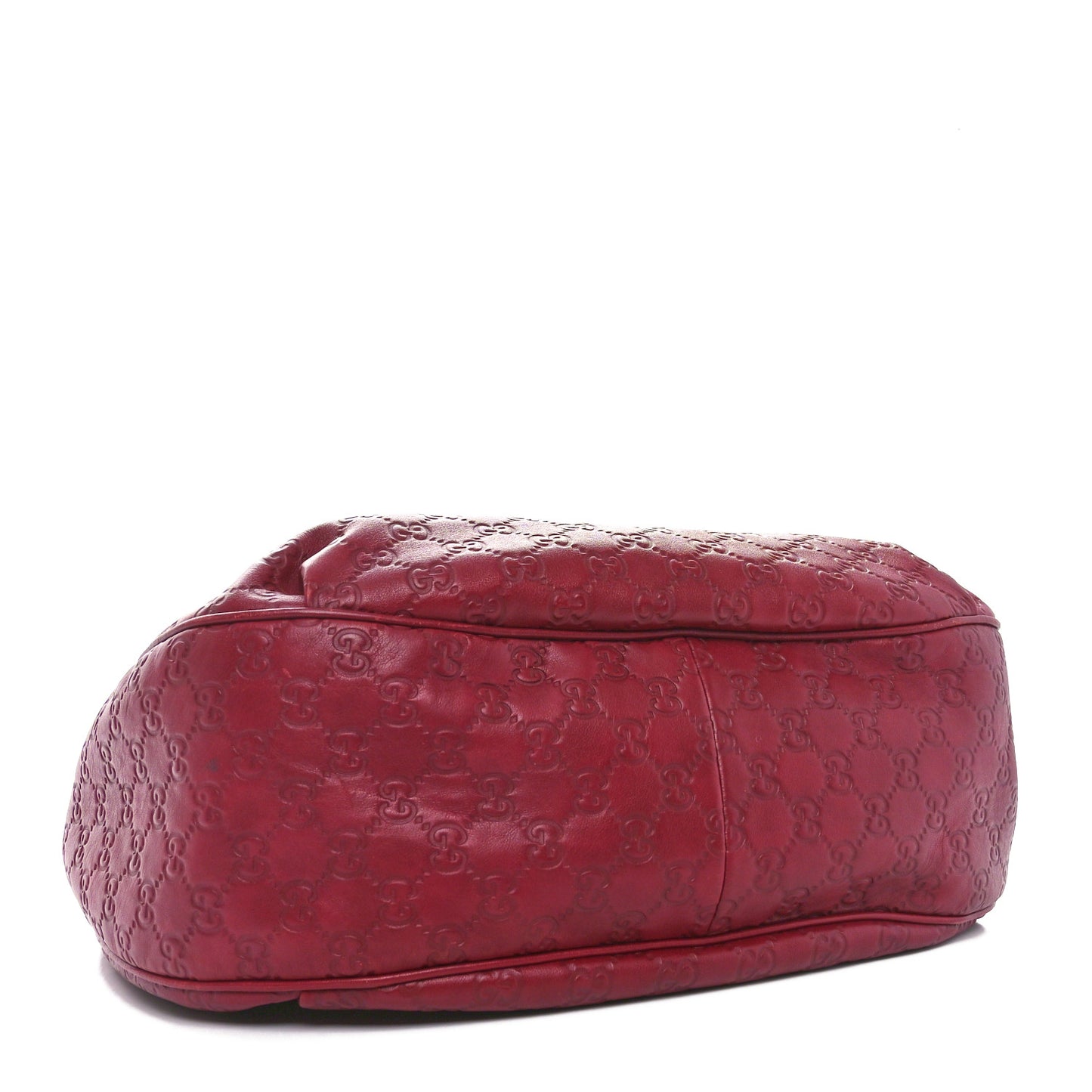 Soft Guccissima Medium Emily Hobo Classic Ruby