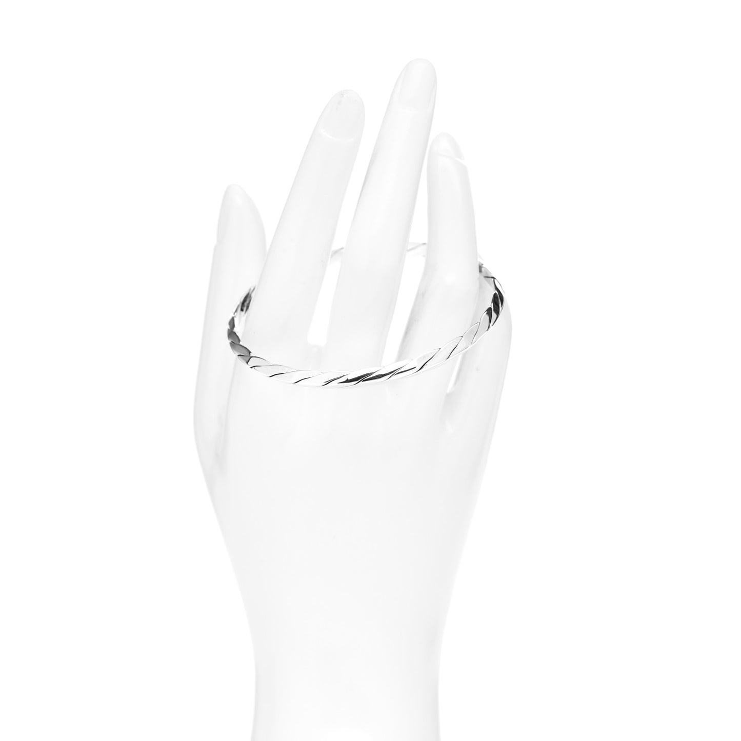 Sterling Silver Twisted Bangle Bracelet