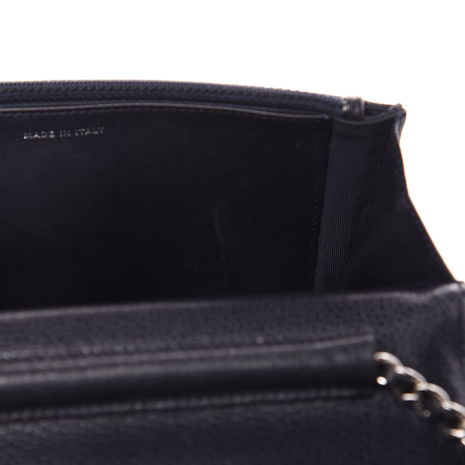 Chanel Caviar Quilted Wallet On Chain WOC Navy Blue 16 of 17
