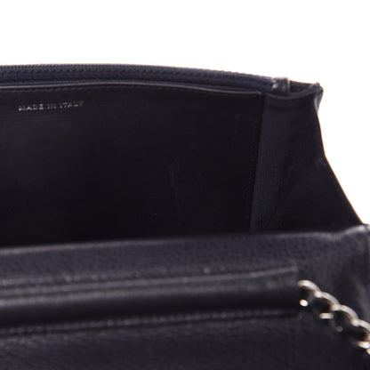Chanel Caviar Quilted Wallet On Chain WOC Navy Blue 16 of 17
