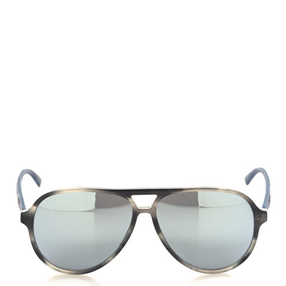 Gucci Acetate Web Aviator Sunglasses GG0423S Blue 2 of 7