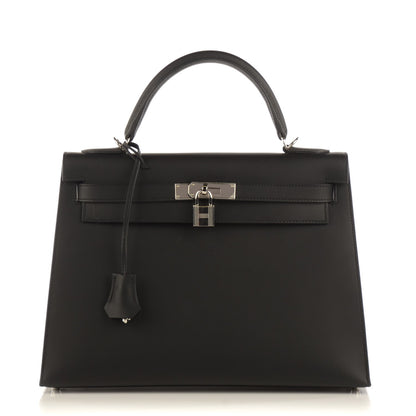 Hermes Sombrero Kelly Sellier 32 Black 1 of 19