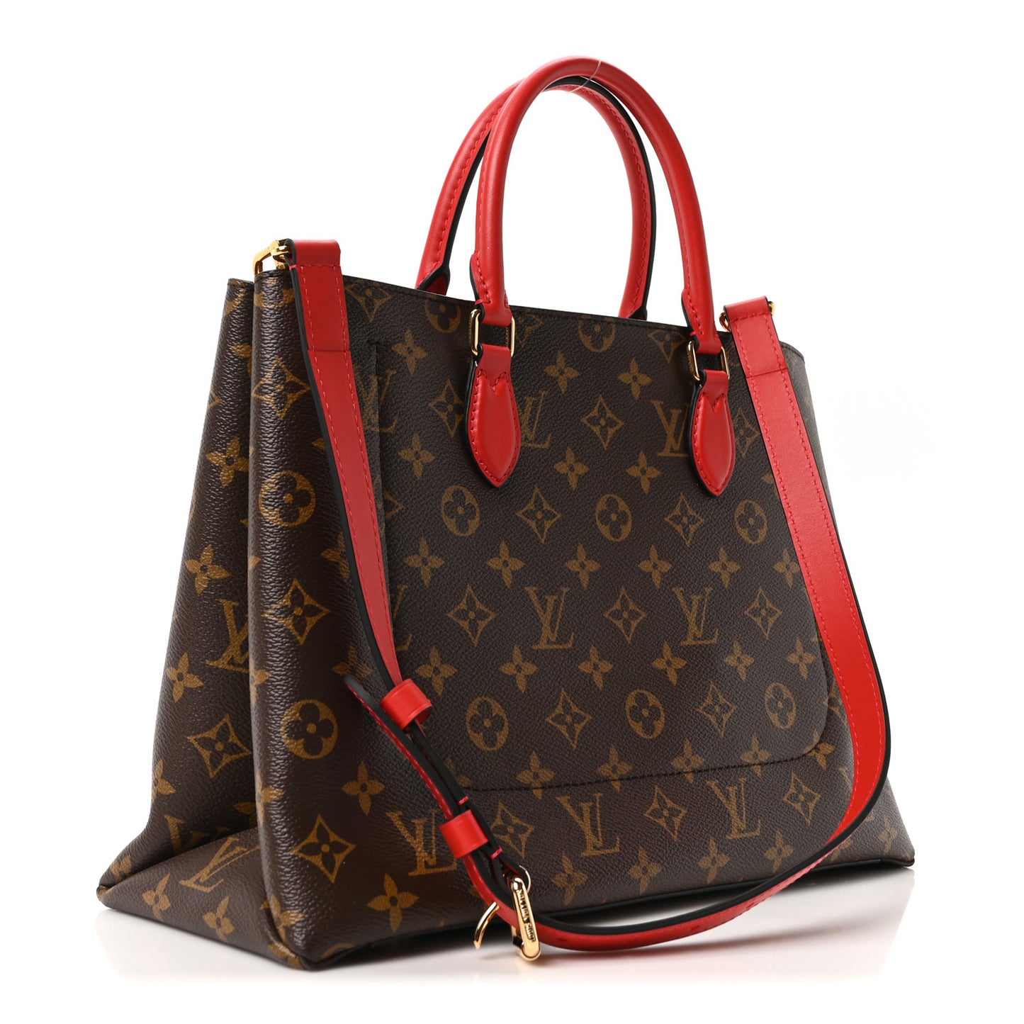 Monogram Flower Tote Coquelicot