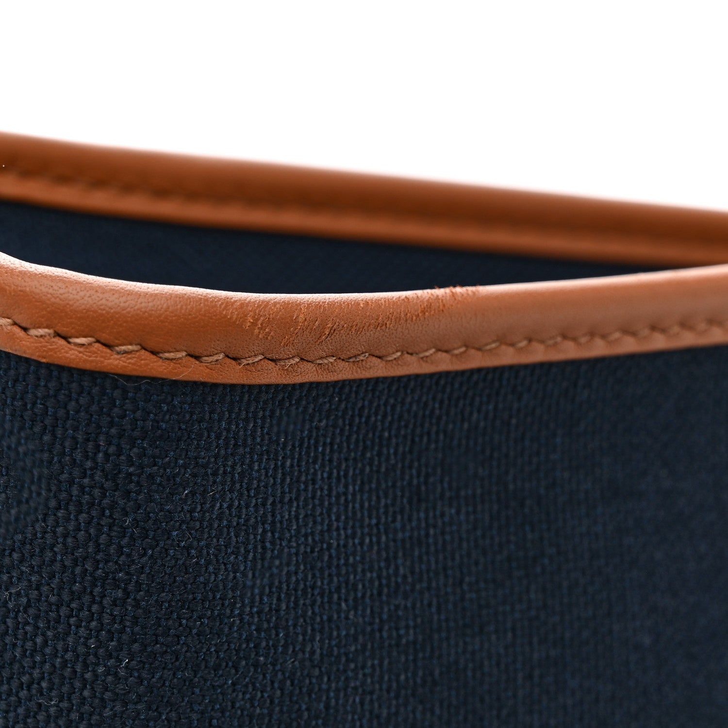 Hermes Toile Swift Record Bag 78 Bleu Marine 11 of 11