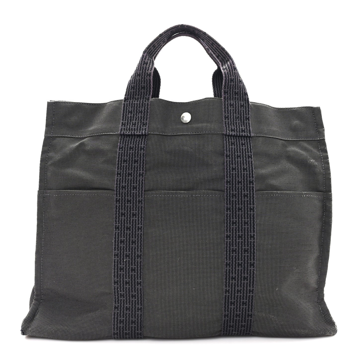 Canvas Herline MM Tote Grey