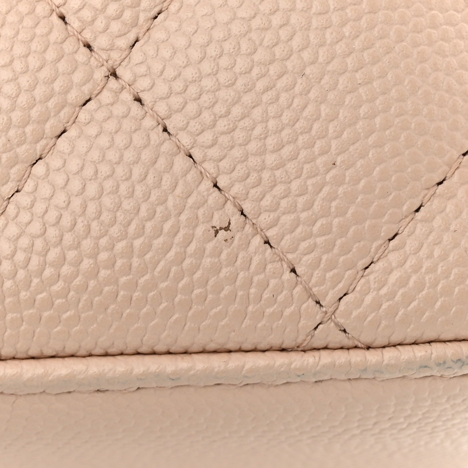 Chanel Caviar Quilted Small Vanity Case With Chain Light Beige 11 of 13