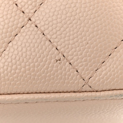 Chanel Caviar Quilted Small Vanity Case With Chain Light Beige 11 of 13