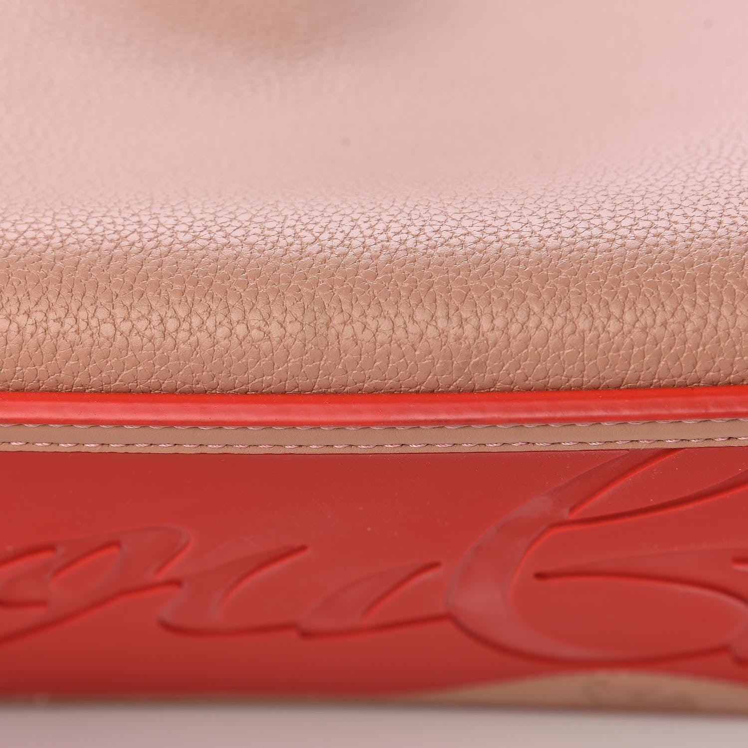 Christian Louboutin Calfskin Spikes East West Cabata Tote Nude 11 of 13