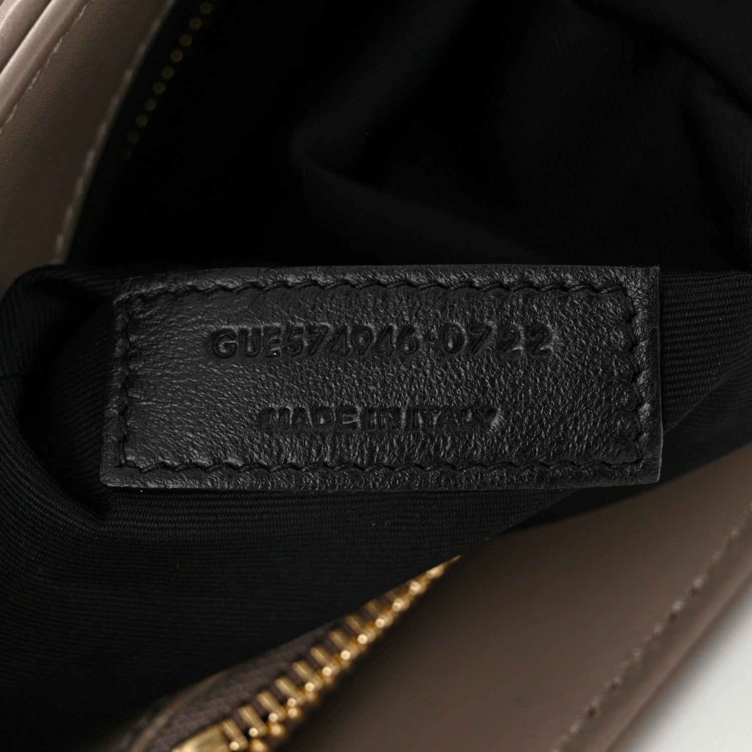 Saint Laurent Calfskin Y Quilted Monogram Medium Loulou Chain Satchel Dark Beige 7 of 11