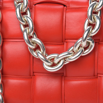 Bottega Veneta Lambskin Maxi Intreccio Padded Chain Cassette Crossbody Bag Nail Polish 8 of 8
