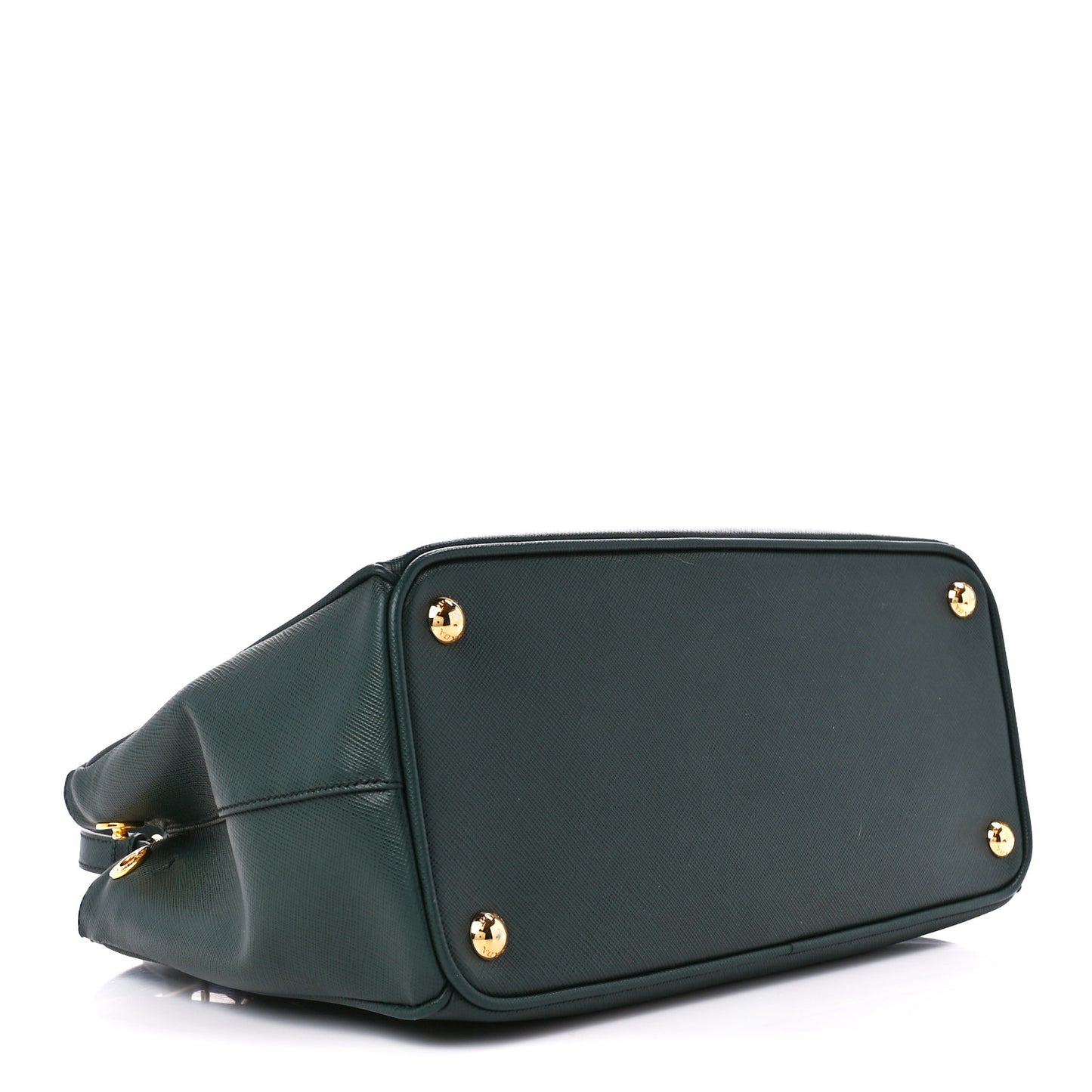 Saffiano Small Galleria Double Zip Tote Smeraldo