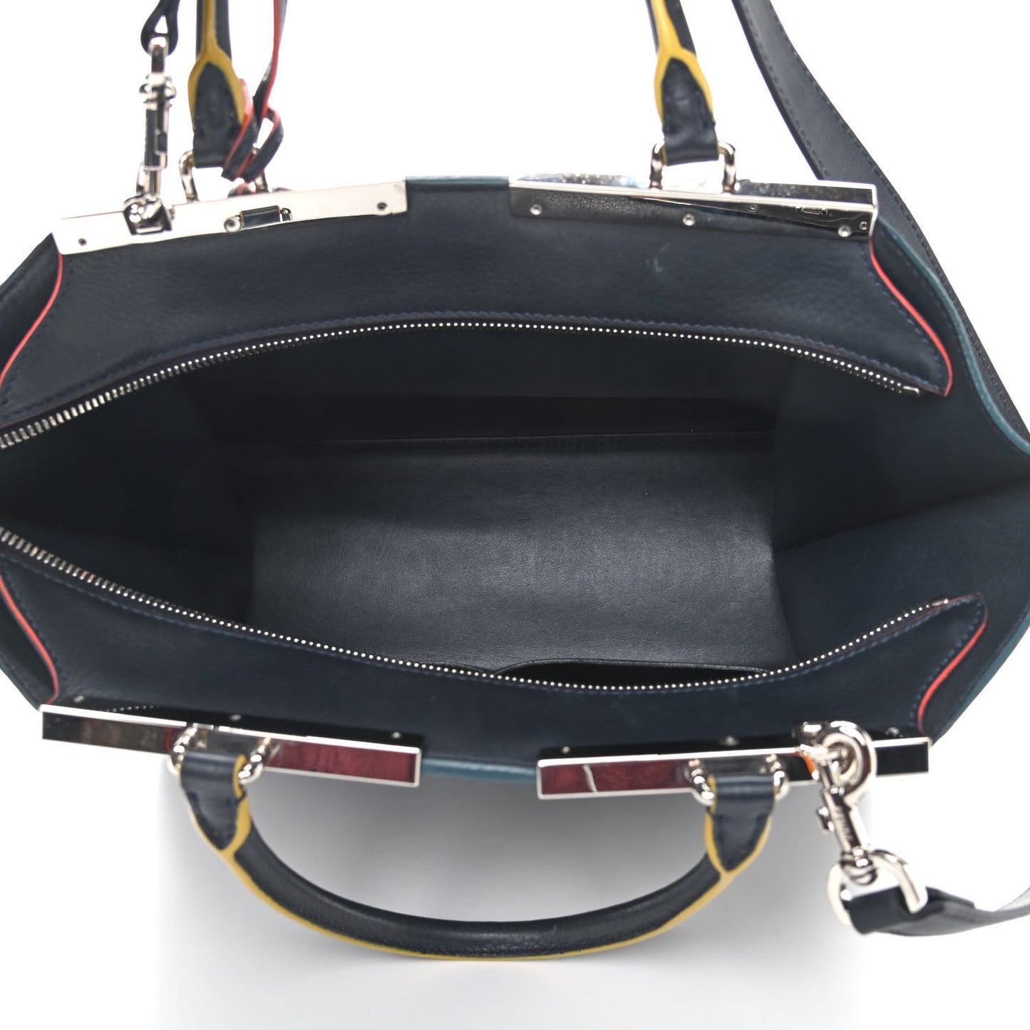 Vitello Dolce Century Petite 3Jours Tote Blue Notte