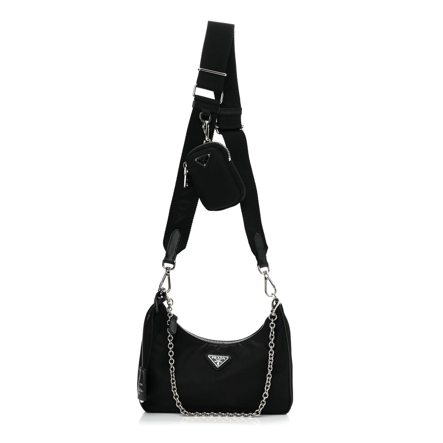 Nylon Re-Edition 2005 Shoulder Bag Black