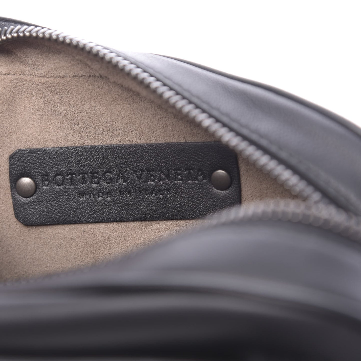 Nappa Intrecciato Belt Bag Black