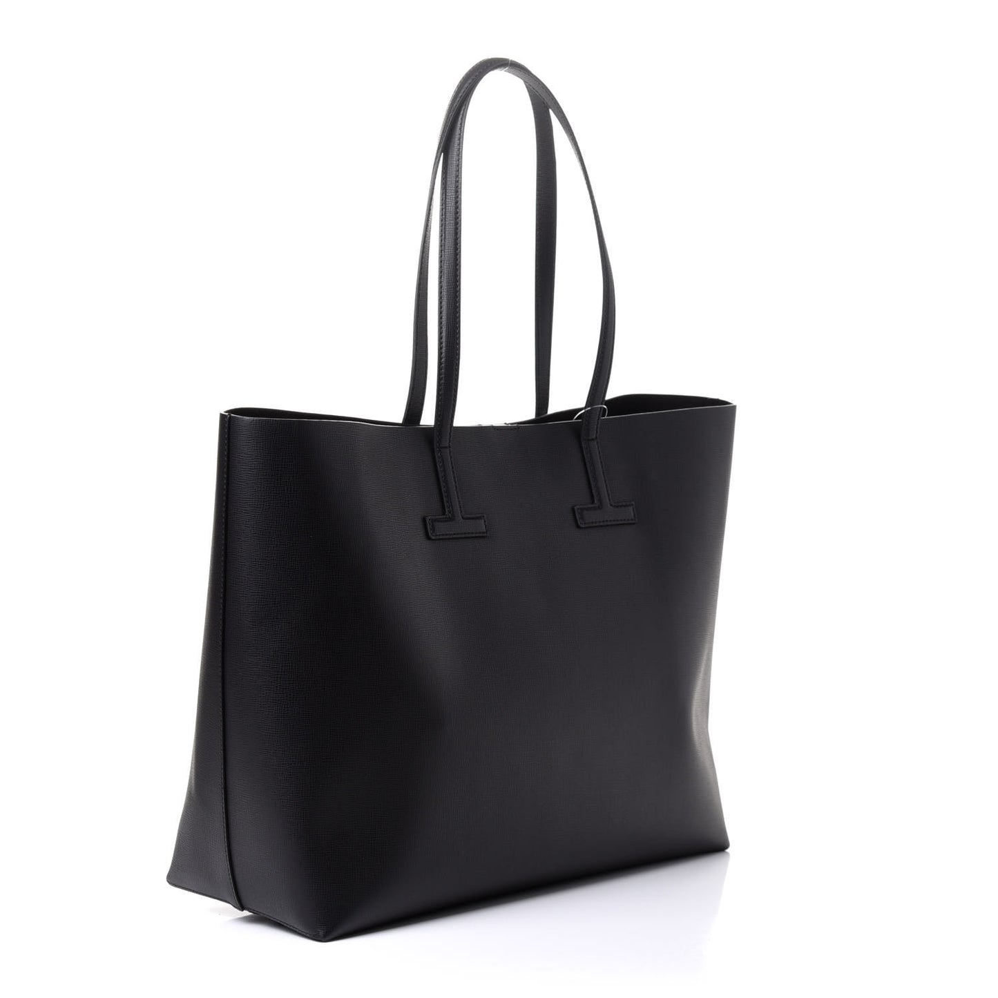 Saffiano Large T Tote Black