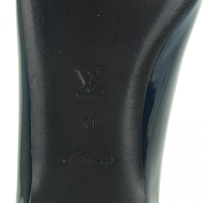 Louis Vuitton Patent Calfskin Gossip Ballerina Flats 41 Blue 6 of 8