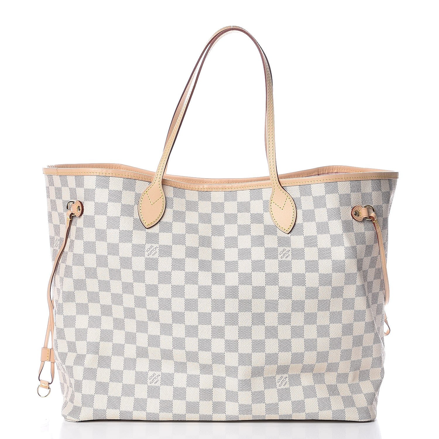 Louis Vuitton Damier Azur Neo Neverfull GM Rose Ballerine 3 of 9