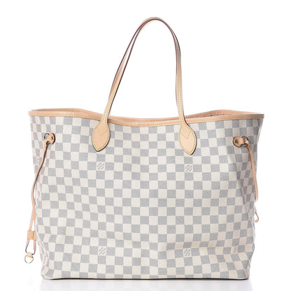Louis Vuitton Damier Azur Neo Neverfull GM Rose Ballerine 3 of 9