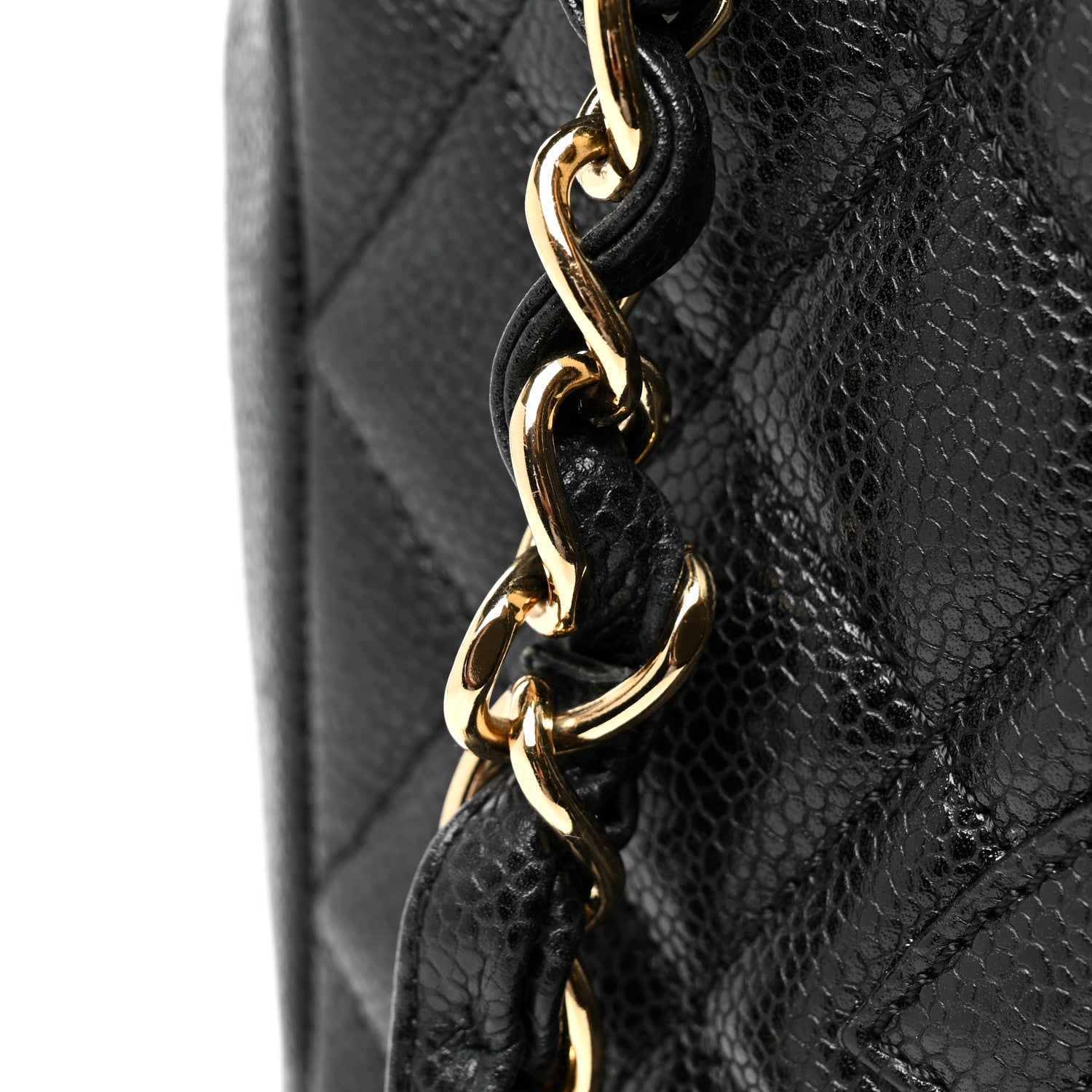 Chanel Caviar Quilted Petit Shopping Tote PST Black 12 of 12
