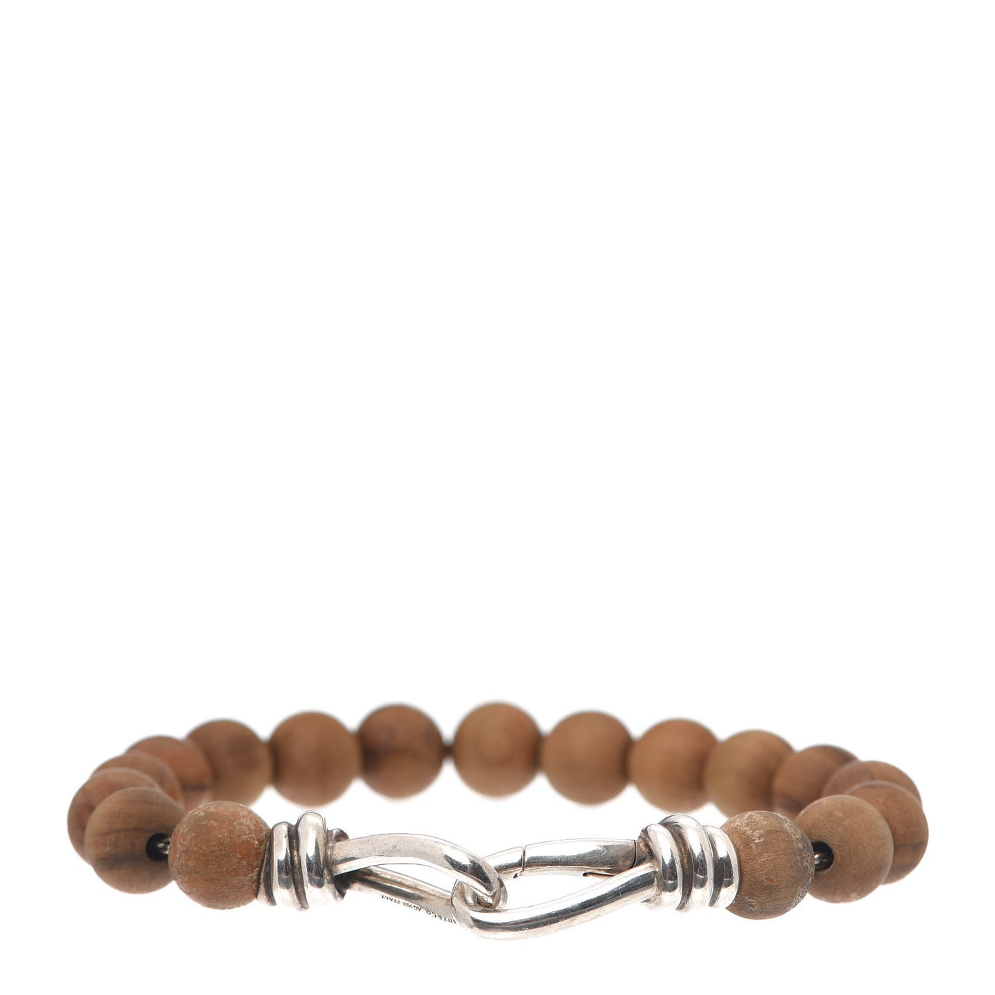 Sterling Silver Wood Paloma Picasso Knot Bead Bracelet