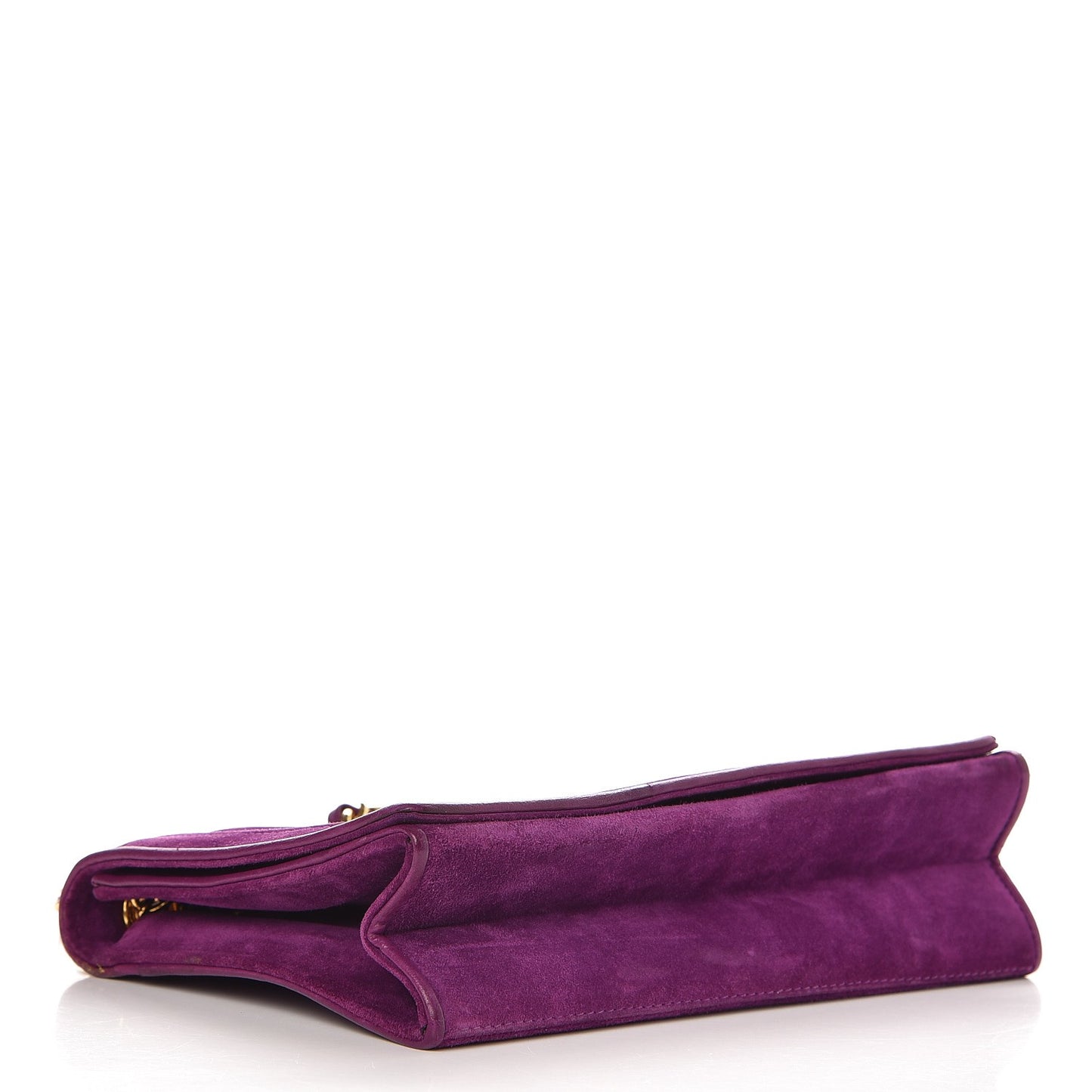 Suede Timeless Mini Flap Purple