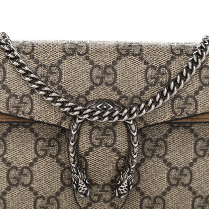 Gucci GG Supreme Monogram Super Mini Dionysus Shoulder Bag Taupe 8 of 10
