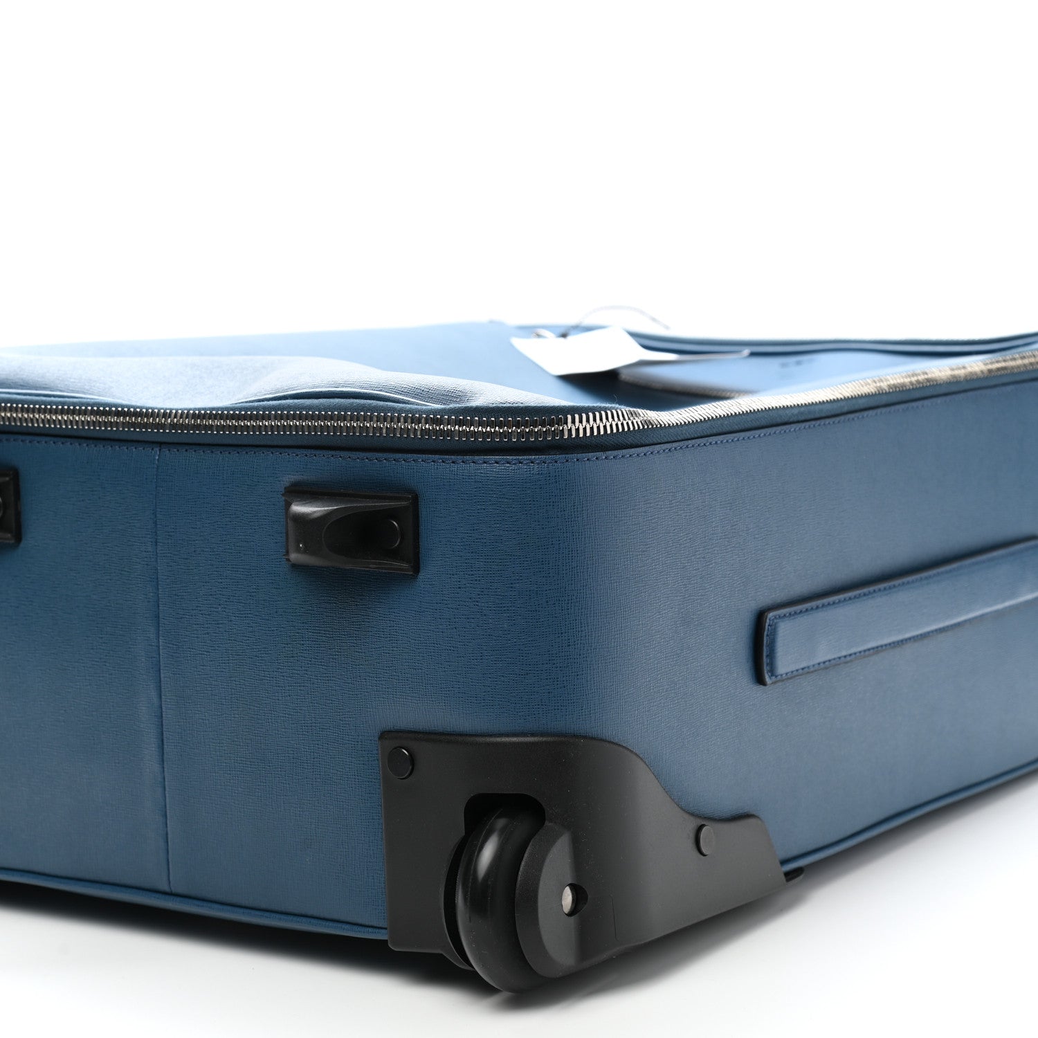 Fendi Vitello Elite Flamingo Luggage Blue Cobalto 10 of 10
