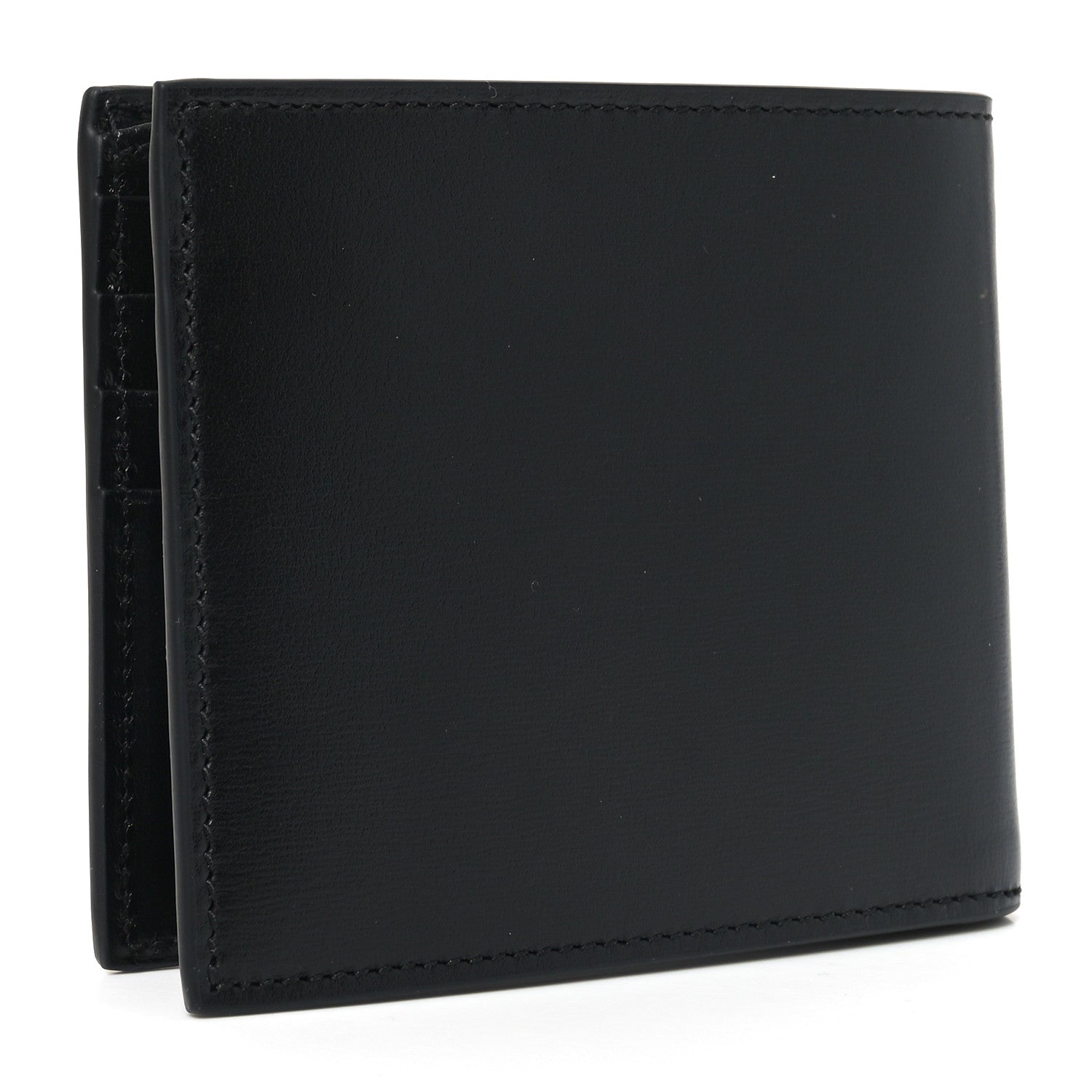 Gucci Smooth Calfskin GG Marmont Bi-Fold Wallet Black 3 of 8