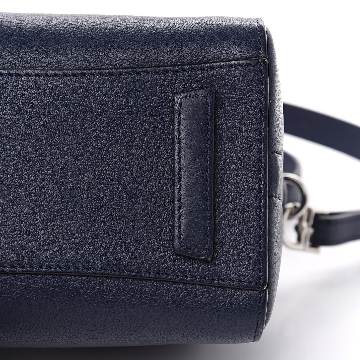 Sugar Goatskin Mini Antigona Navy