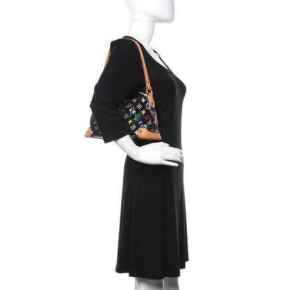Louis Vuitton Monogram Multicolor Eliza Black 2 of 10