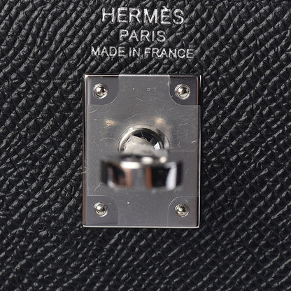 Hermes Epsom Kelly Sellier 25 Black 25 of 38