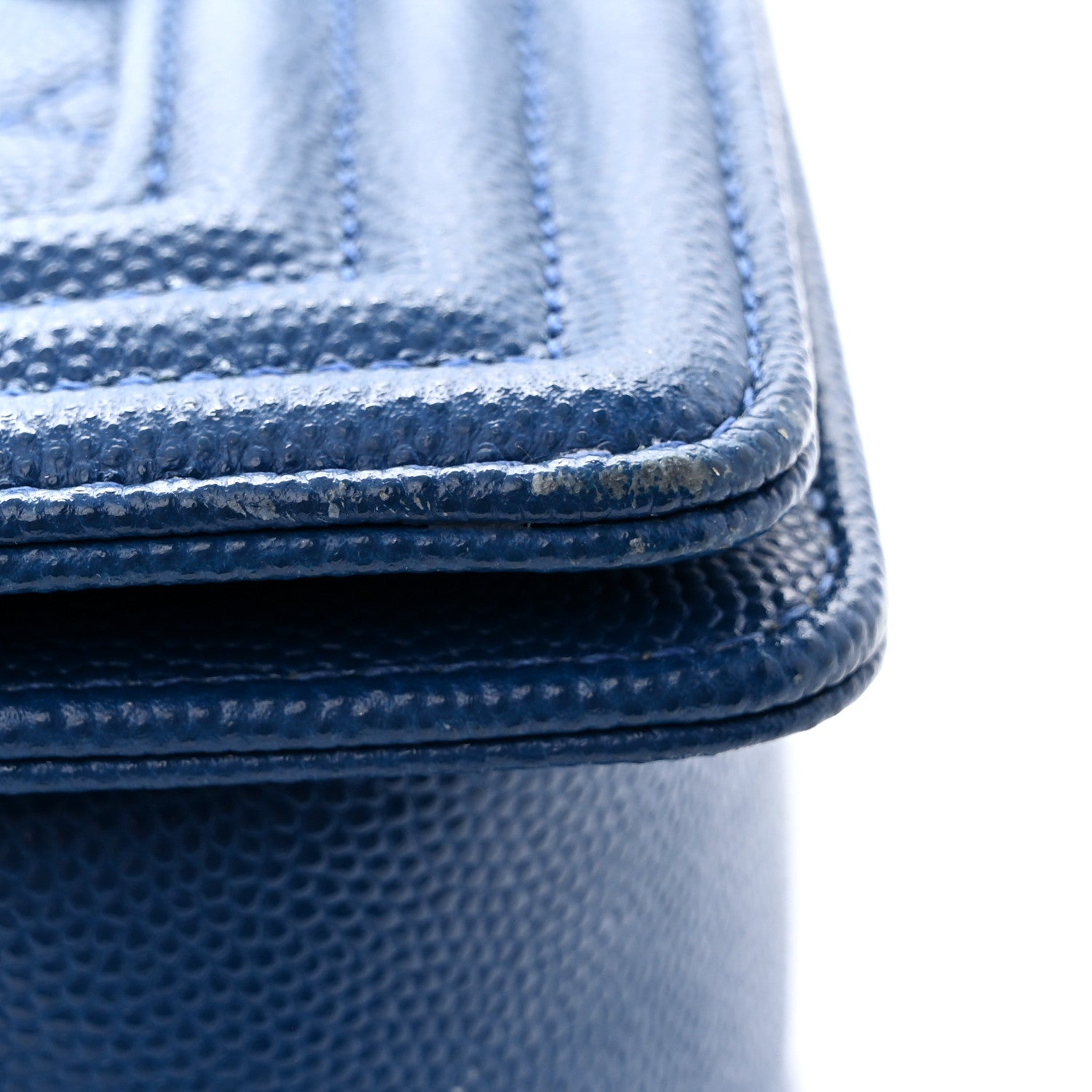 Chanel Caviar Quilted Small Boy Flap Dark Blue 10 of 13