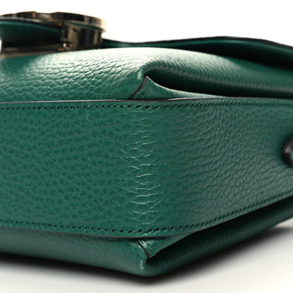 Gucci Dollar Calfskin Interlocking G Crossbody Bag Emerald 11 of 11