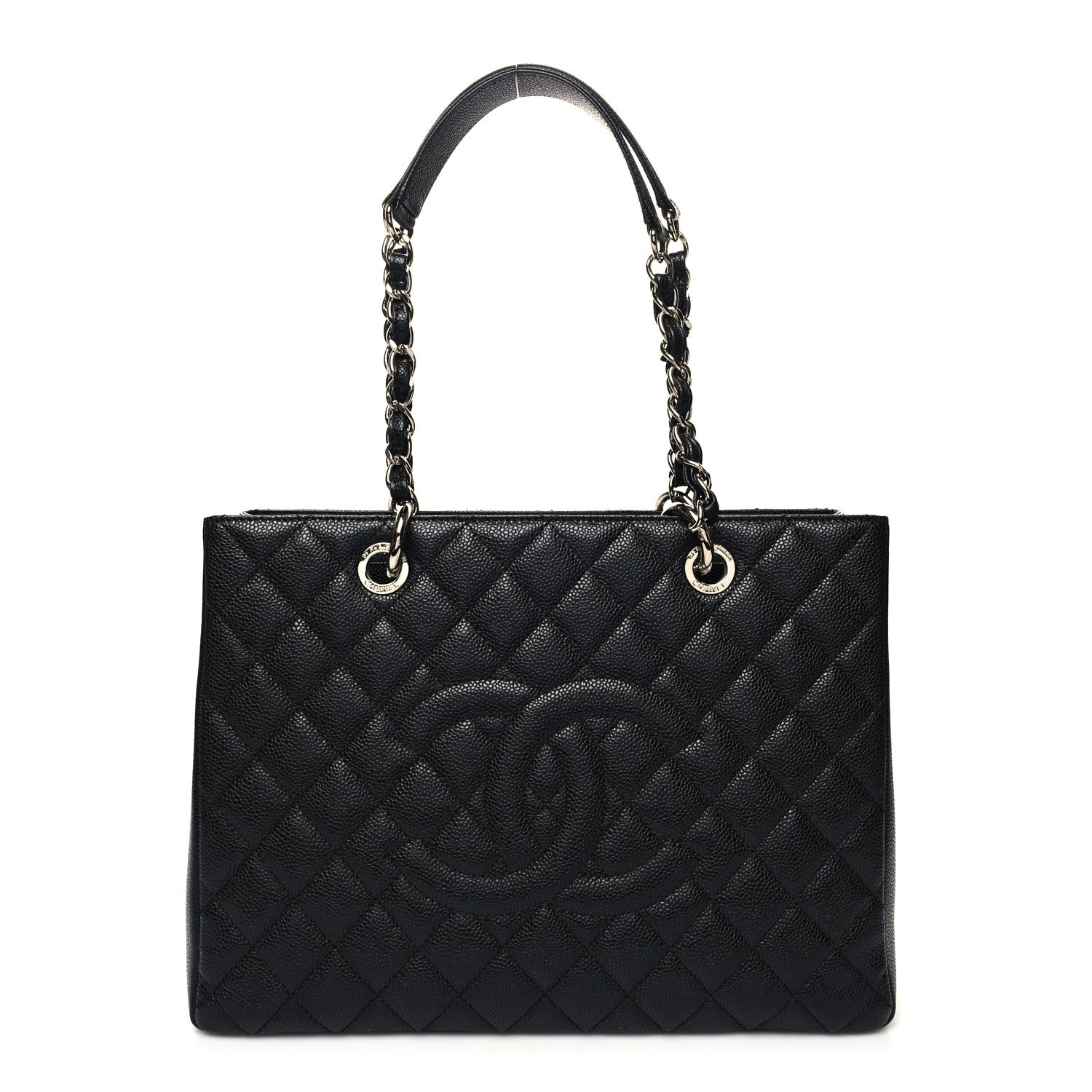 Chanel Caviar Quilted Grand Shopping Tote GST Black 1 of 11