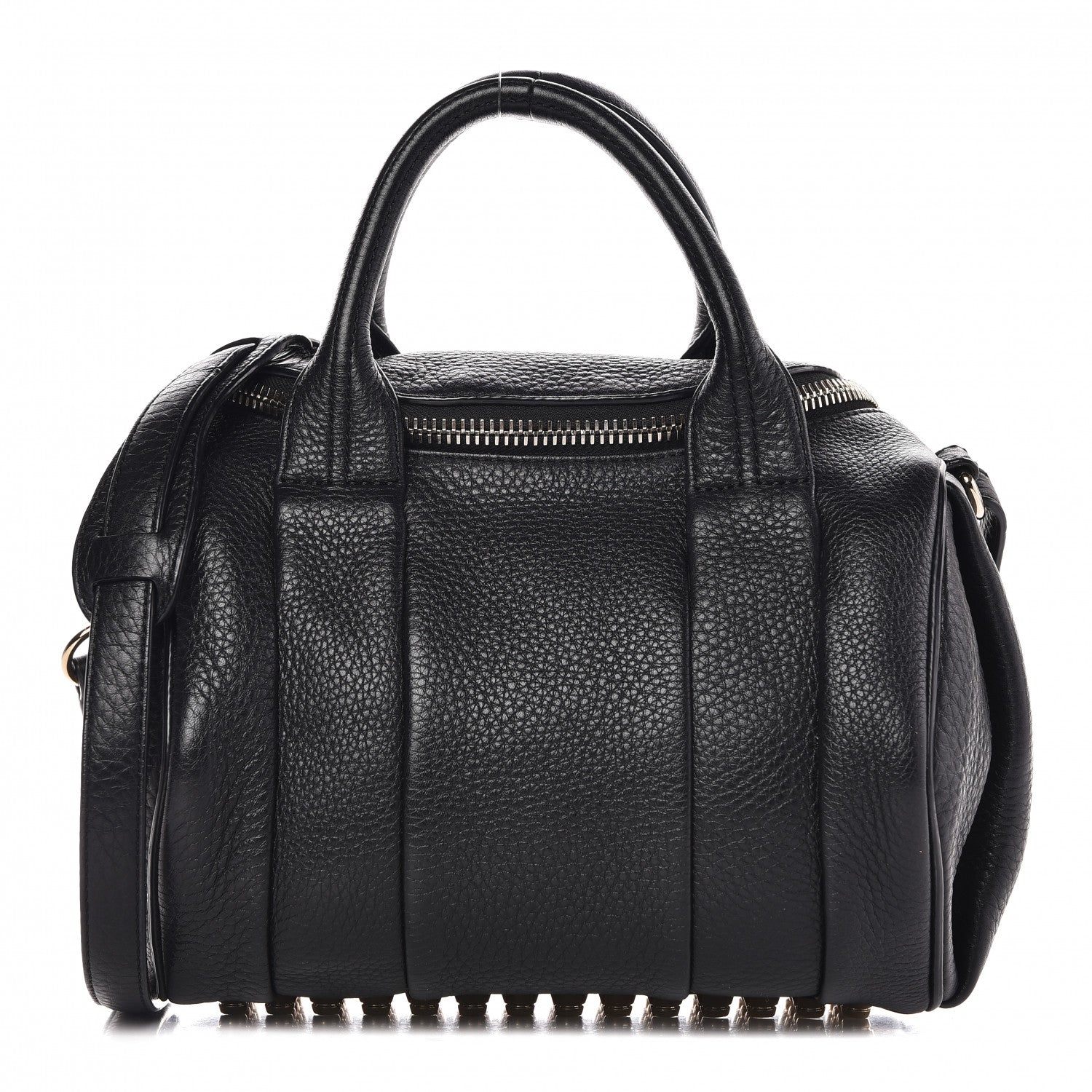 Alexander Wang Pebbled Lambskin Rockie Black Pale Gold Hardware 1 of 9